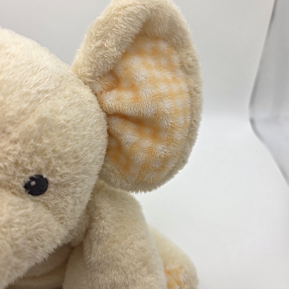 Ty Pluffies P'nut Yellow Plaid Elephant 2006 Plush Toy - Picture 9 of 10